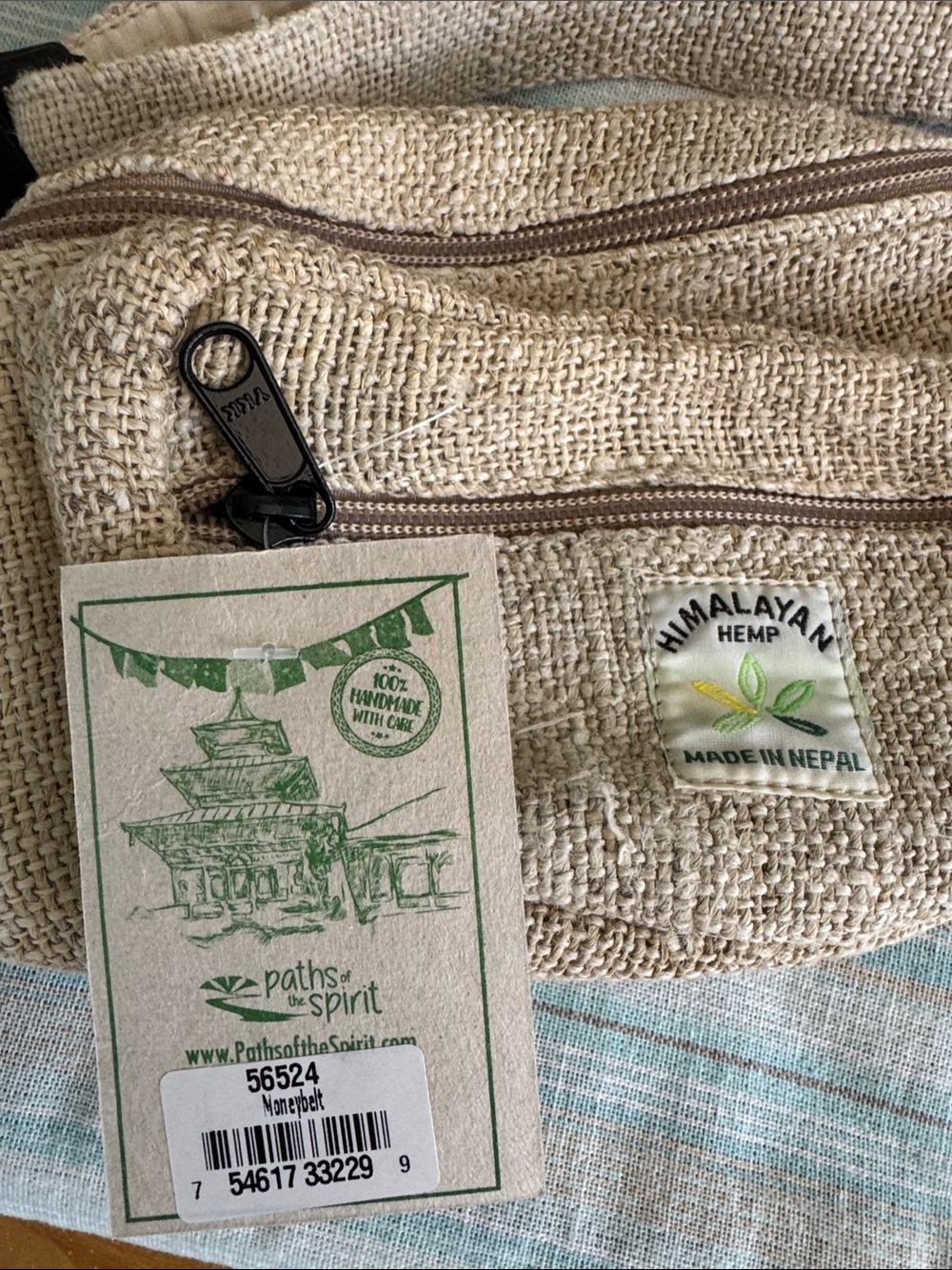 NWT Himalayan Hemp sling bag / fanny pack - Picture 5 of 5